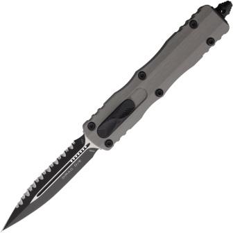 Microtech Automatic Pocket Knife Dirac OTF Gray - MCT2253NC